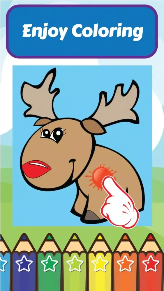 Captures d'écran de Coloring My Cute Zoo Animals for Preschool boy and girl
