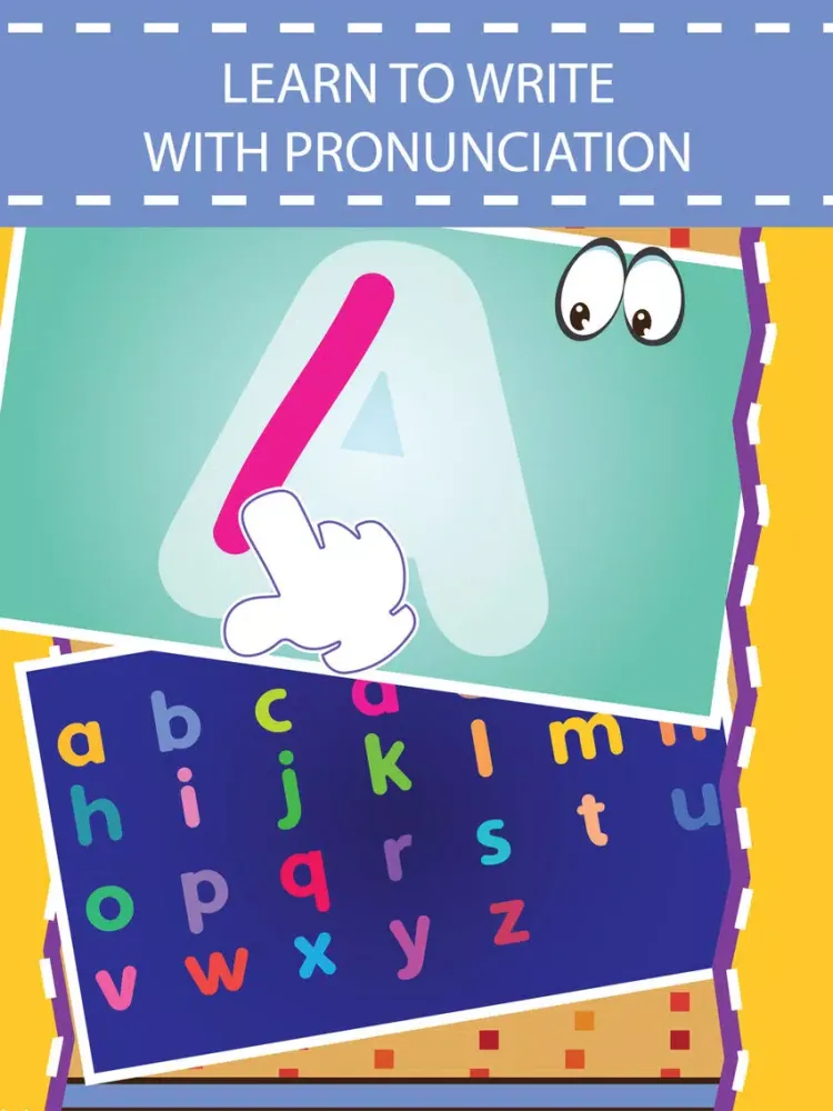 ภาพหน้าจอของ Tracing ABC alphabet - coloring writing preschool games for kid iPad 
