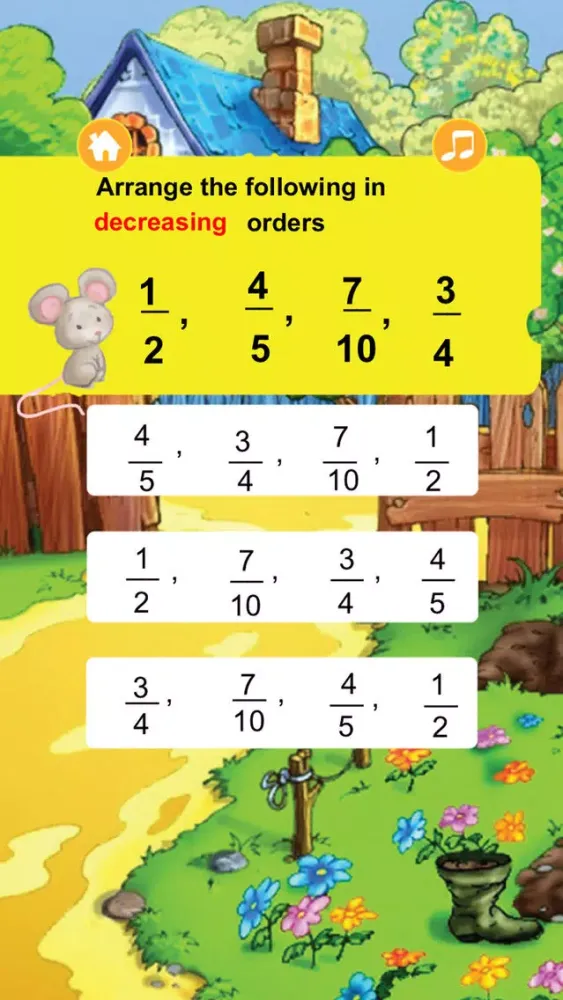 Capturas de tela do Cool Mouse 4th grade National Curriculum math
