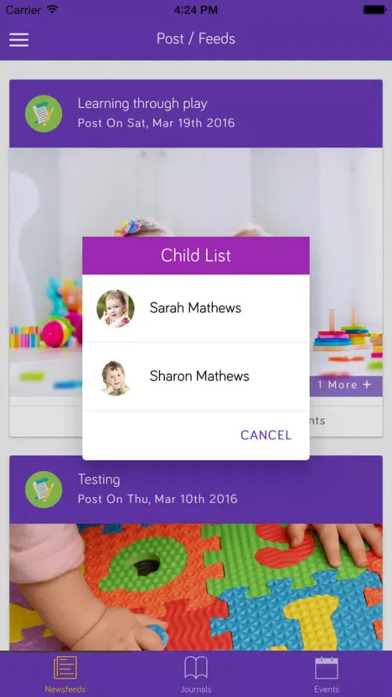 Ảnh chụp màn hình của PLS kinderm8