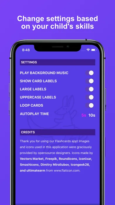 Flashcards by Kinderoo سکرین شاٹس