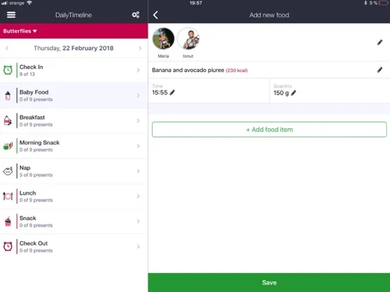 Скриншоты Kinderpedia Teacher & Educator iPad 