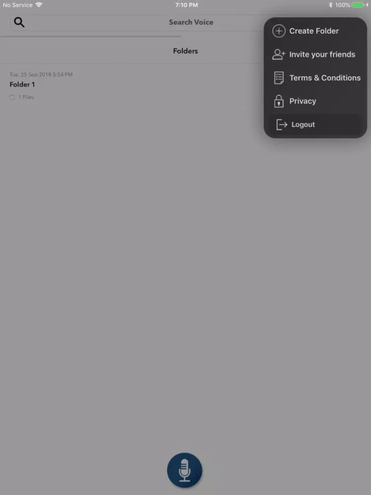 Tangkapan skrin Blackbox.ai Transcribe Smart iPad 