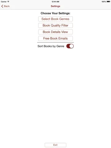 Free Books for Kindle iPad Screenshots