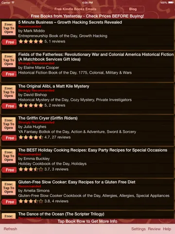 Free Books for Kindle UK iPad  স্ক্রিনশট