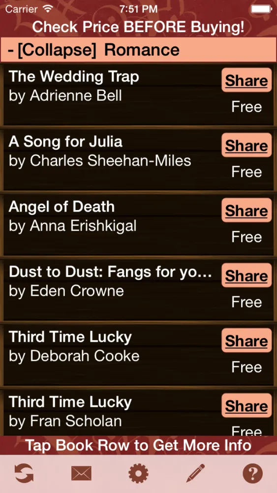 Tangkapan layar Free Books for Kobo