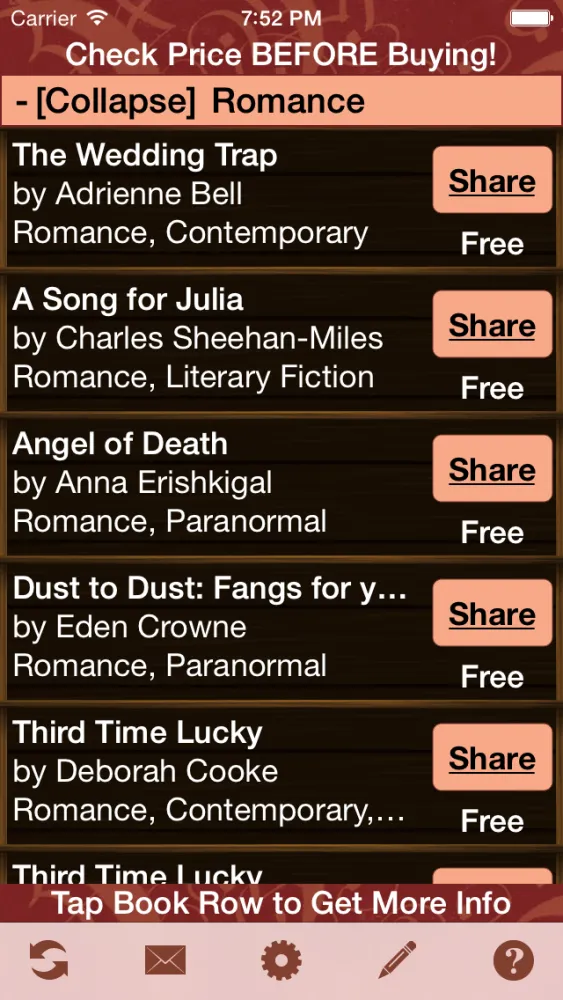 Tangkapan layar Free Books for Kobo