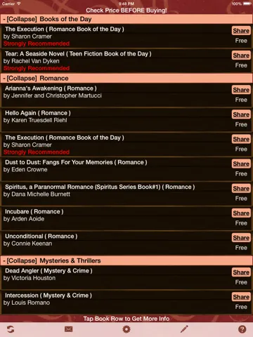 Free Books for Nook, Free Books for Nook HD iPad Screenshots