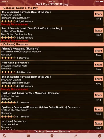 Free Books for Nook, Free Books for Nook HD iPad Screenshots