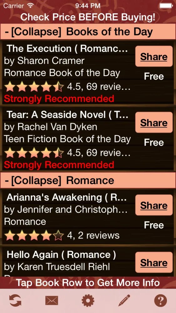 Free Books for Nook, Free Books for Nook HD Screenshots