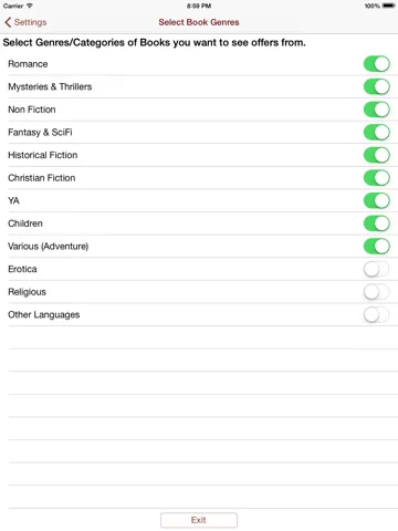 Books for iBooks, Free Books & Book Deals for iBooks iPad  Screenshots