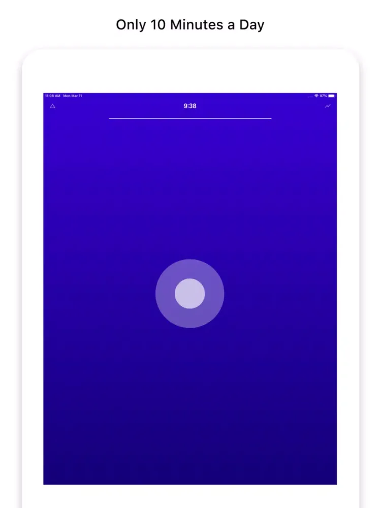 10 Minute Meditation iPad  Screenshots