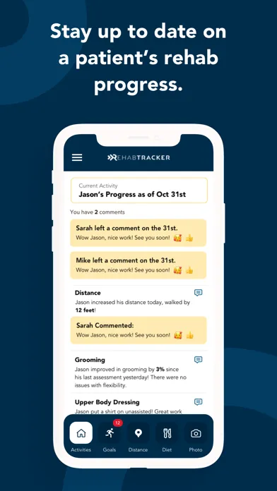 RehabTracker Screenshots