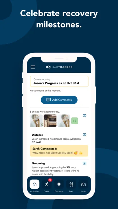 RehabTracker Screenshots