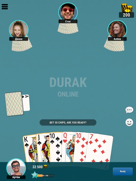 Durak Online - Card Game iPad  Screenshots
