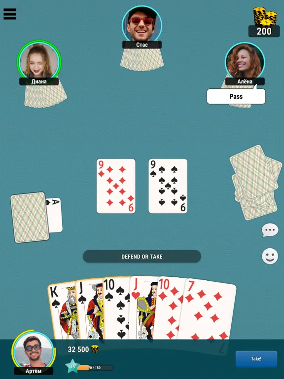 Durak Online - Card Game iPad  Screenshots