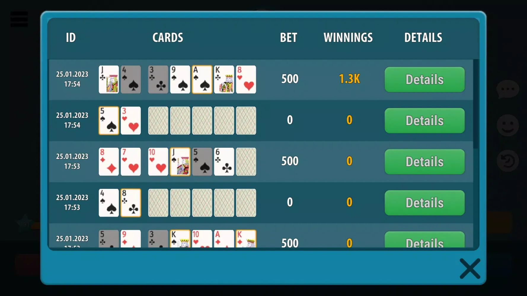 Kindza Poker Ekran Görüntüleri