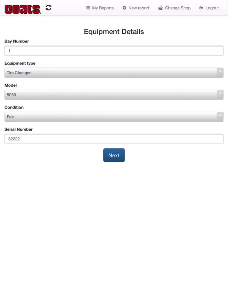 Capturas de tela do Coats Survey iPad 