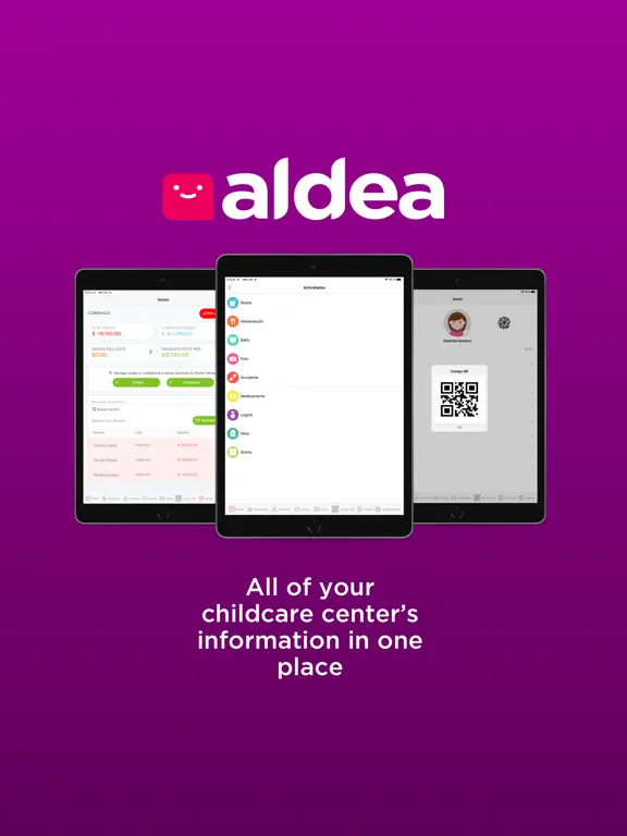 Aldea: Child care management iPad  स्क्रीनशॉट