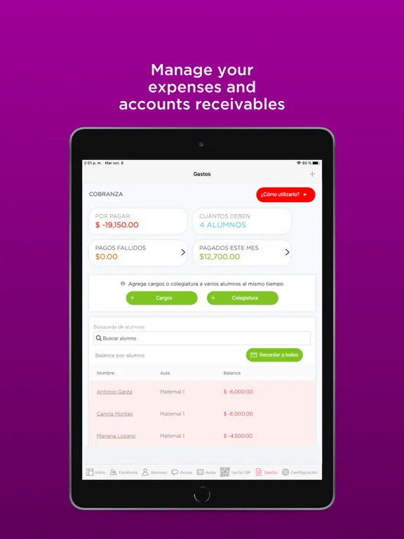 Aldea: Child care management iPad  स्क्रीनशॉट
