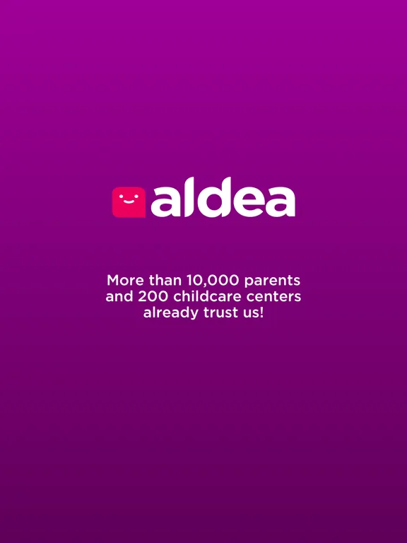 Aldea: Child care management iPad  स्क्रीनशॉट