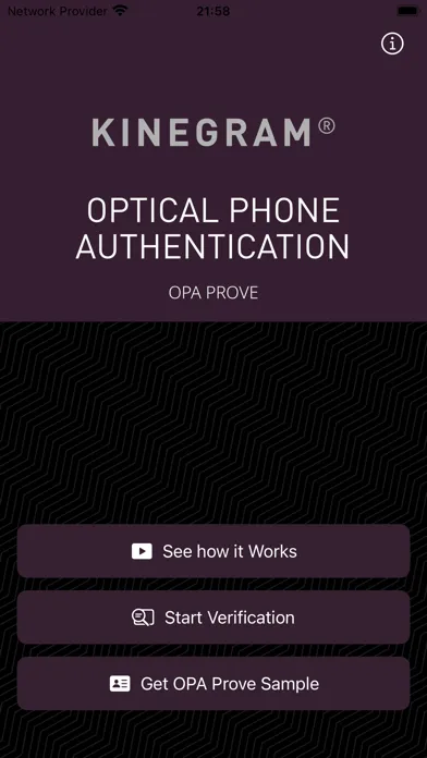 KINEGRAM® OPA PROVE应用截图