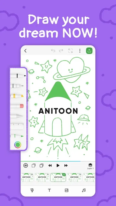 Ảnh chụp màn hình của AniToon: Draw, Animate & Edit