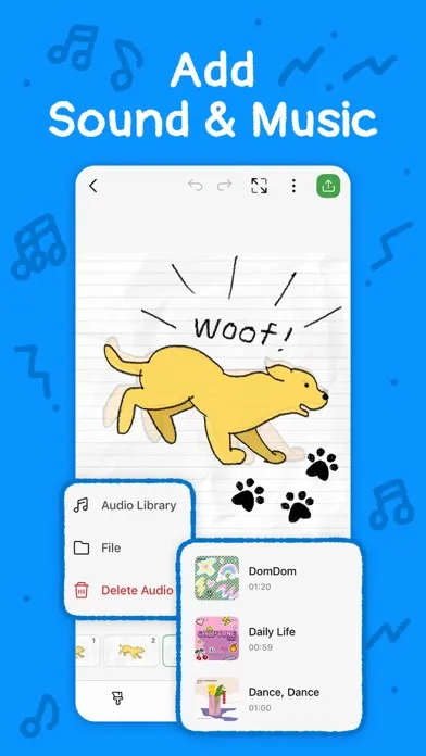 Ảnh chụp màn hình của AniToon: Draw, Animate & Edit