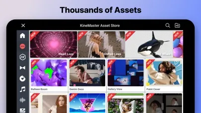 Zrzuty ekranu KineMaster-Video Editor&Maker