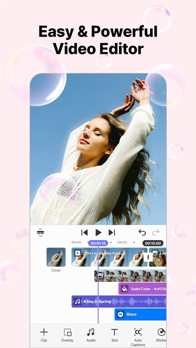 Spring - Video Editor App 스크린샷
