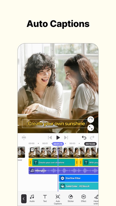 Spring - Video Editor App 스크린샷