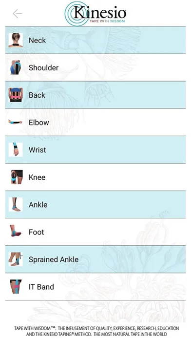 Kinesio Taping Official স্ক্রিনশট