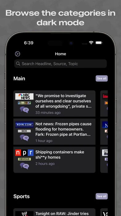 Fark® Not News Reader スクリーンショット