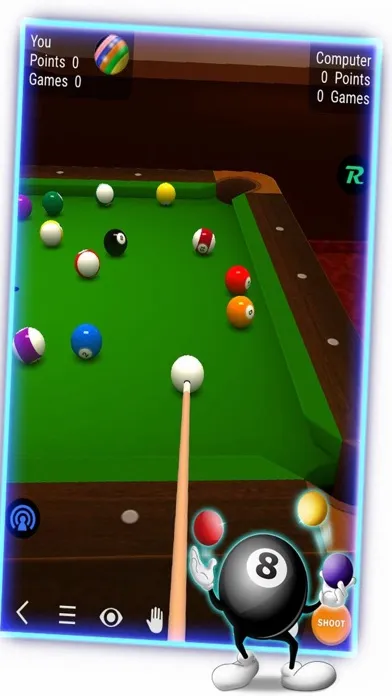 Tangkapan layar 3D Pool 8Ball Table