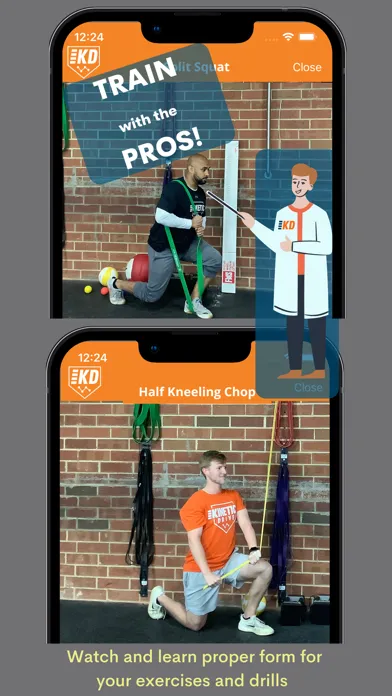 Capturas de tela do Kinetic Drive Training