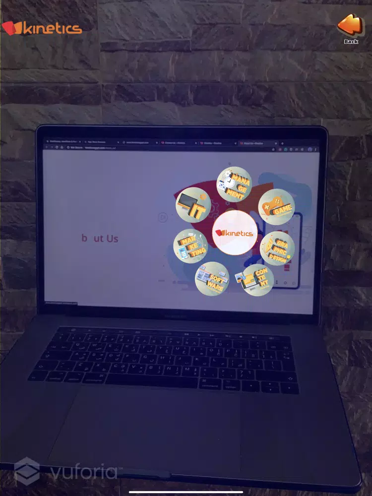 Zrzuty ekranu Kinetics AR iPad 