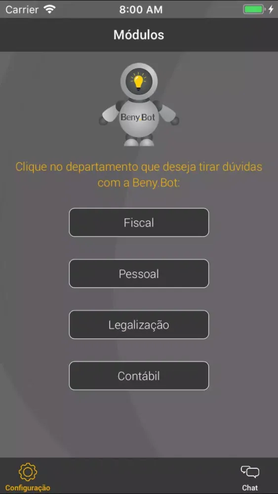 Capturas de tela do IAT Consulting
