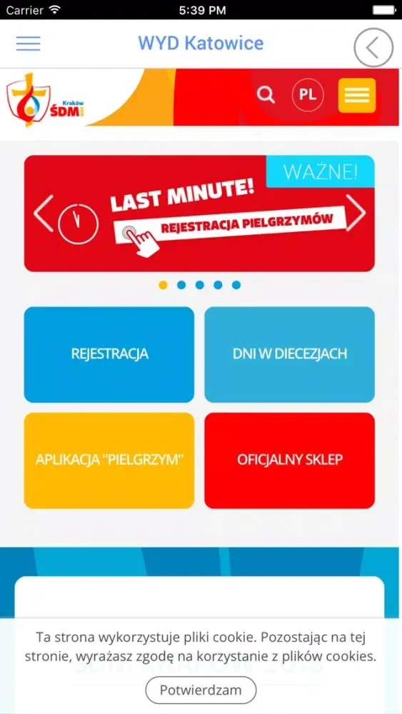 WYD Katowice স্ক্রিনশট