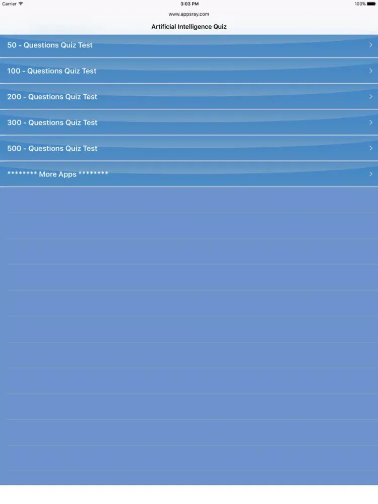 Скриншоты Artificial Intelligence Quiz Pro iPad 