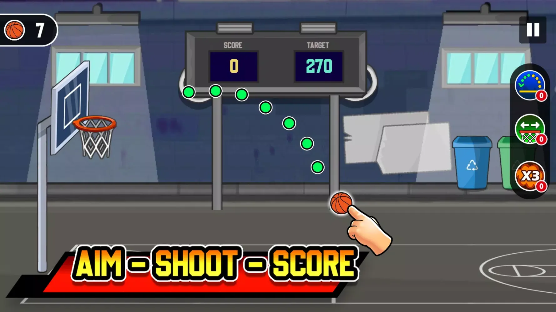King of Basketball Shooting Ekran Görüntüleri