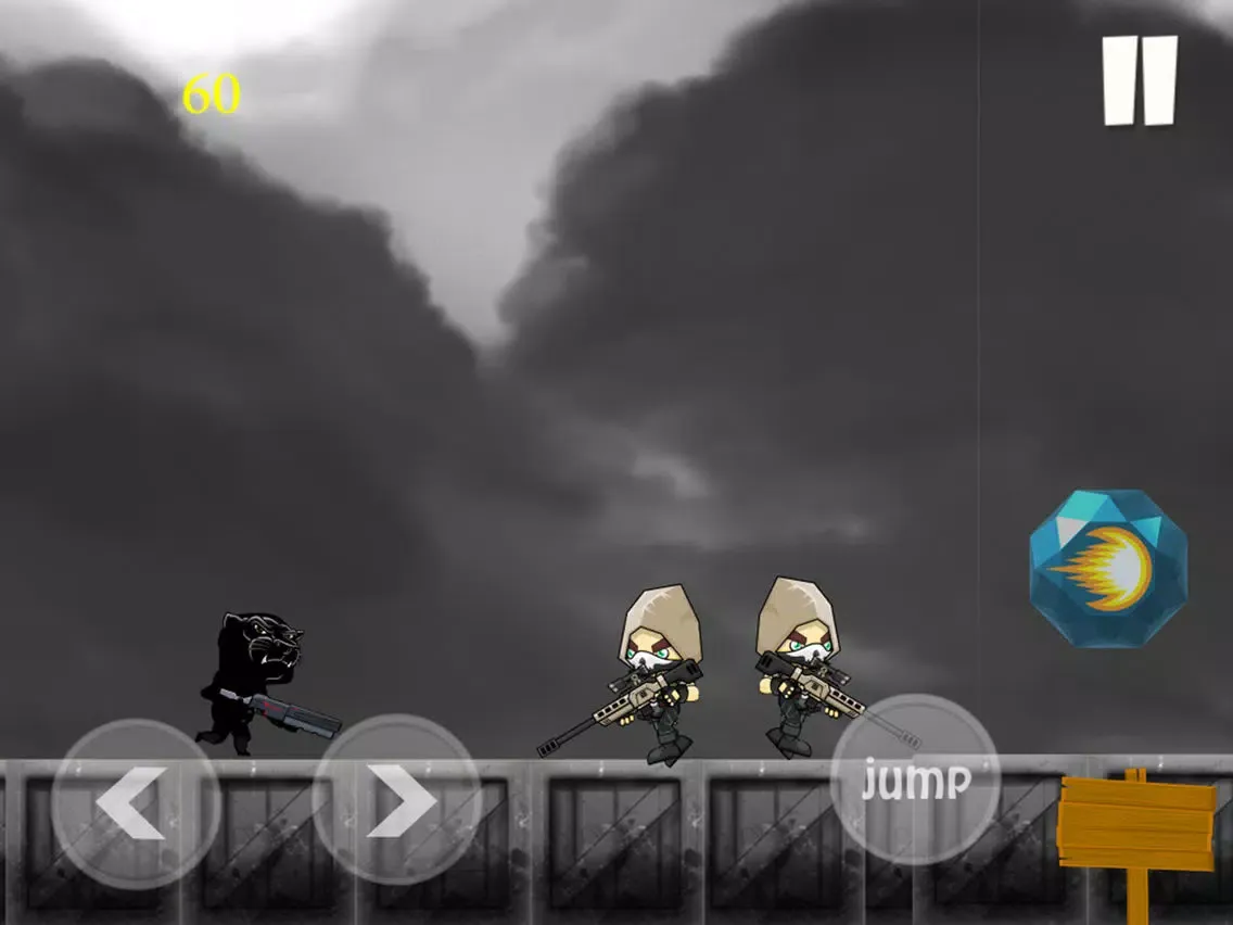 صور Black Panther Runner Shooter iPad 