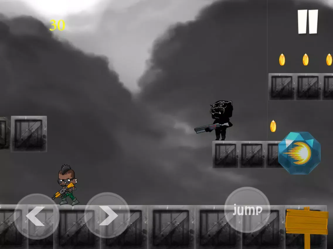 صور Black Panther Runner Shooter iPad 