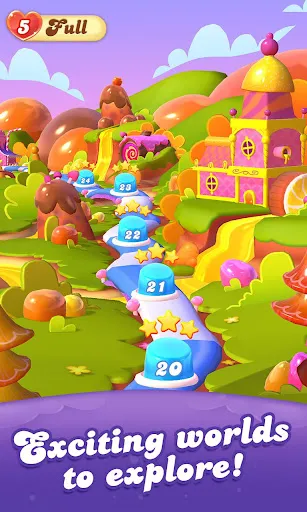 Ảnh chụp màn hình của Candy Crush Friends Saga