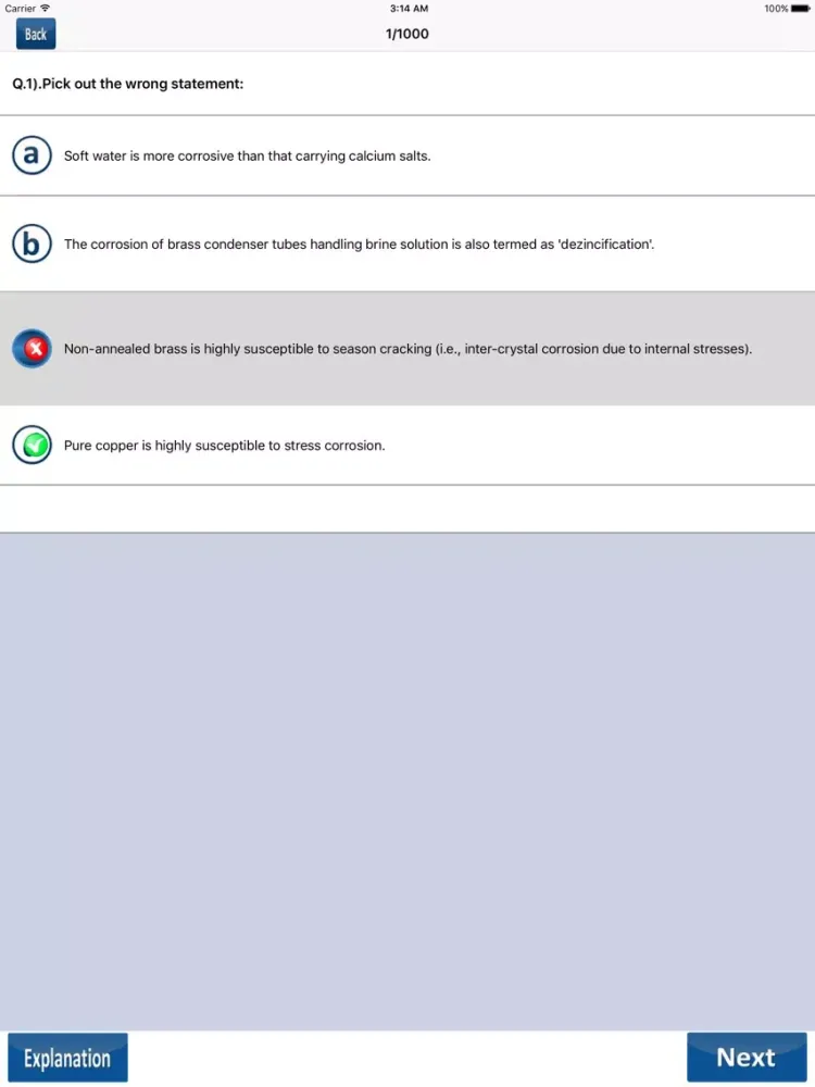 Screenshot di Chemical Engineering iPad 