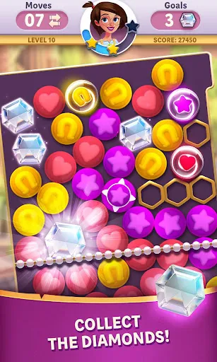 Tangkapan skrin Diamond Diaries Saga
