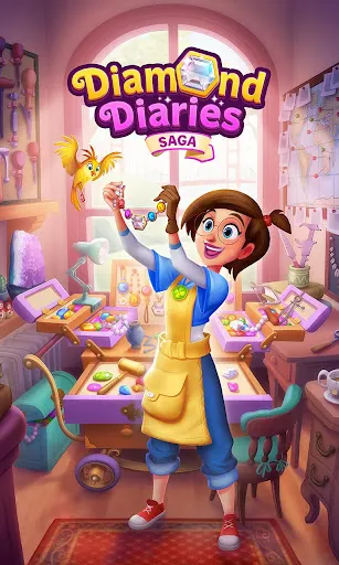 Tangkapan skrin Diamond Diaries Saga