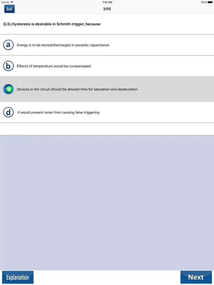 Electrical Engineering Test iPad  Screenshots