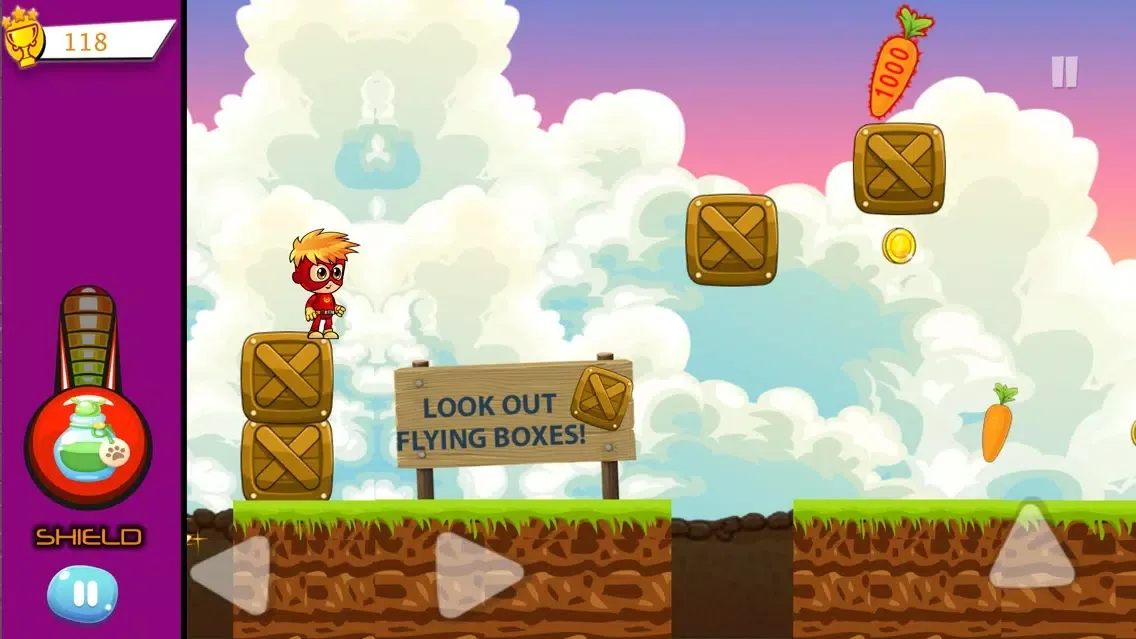 Jet Boy Run Fruit Screenshots