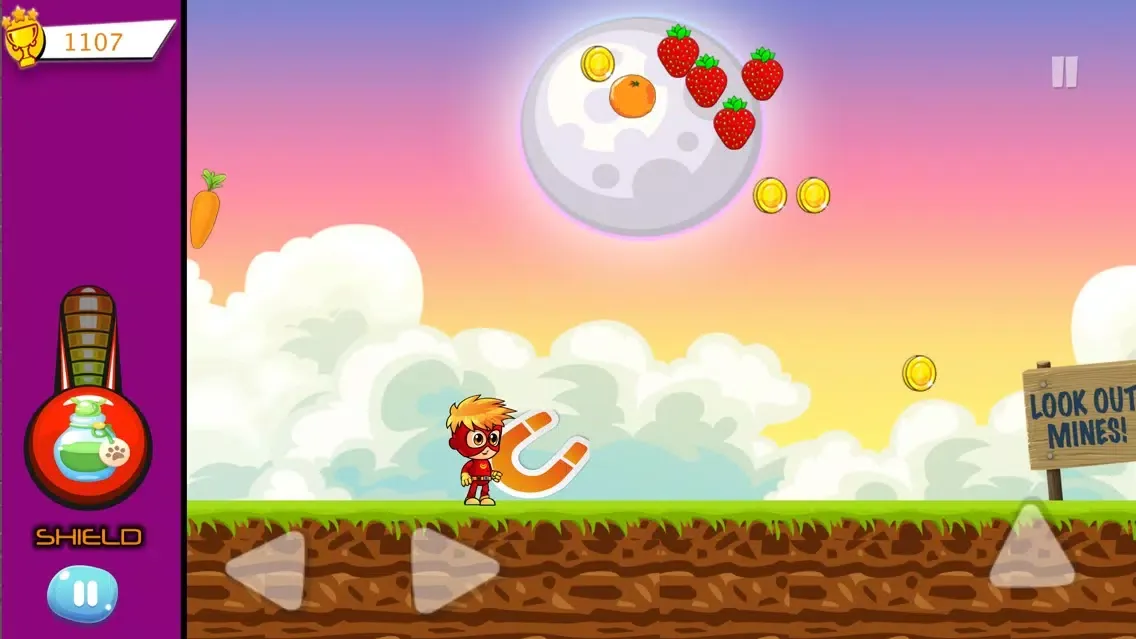 Jet Boy Run Fruit Screenshots