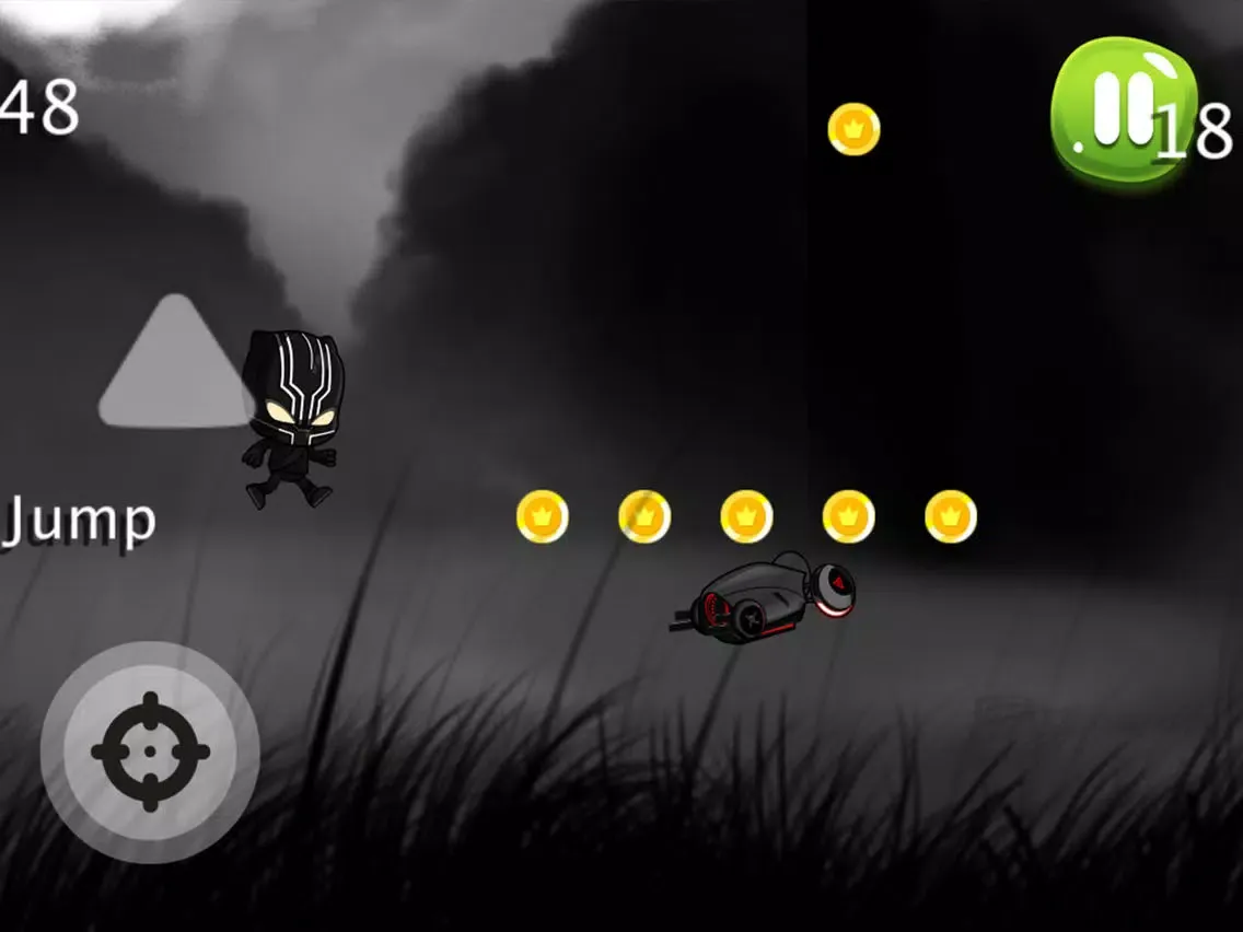 Little Black Panther Runner iPad  स्क्रीनशॉट